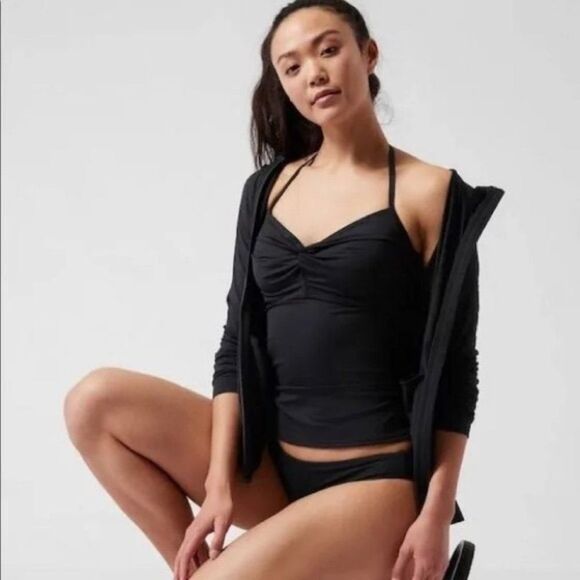 Athleta Hampton Bra Cup Tankini Top Swimsuit 34 B/C NWT - Picture 10 of 10